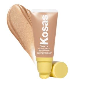 Kosas Glow I.V. Vitamin-Infused Skin Illuminating Enhancer in medium golden